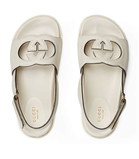 white Gucci sandals women's